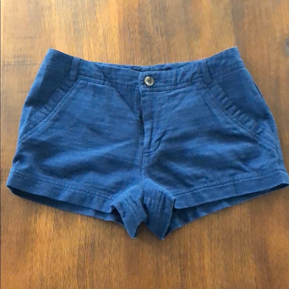 Vintage Forever 21 Navy Linen Shorts